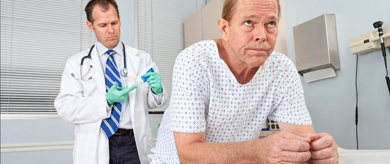 Terapia prostatitídy na recepcii lekára